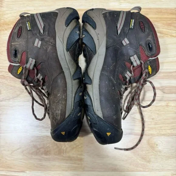 KEEN Utility 1022098‎ Lansing Mid Waterproof Steel Toe Work Boots for Mens 8.5